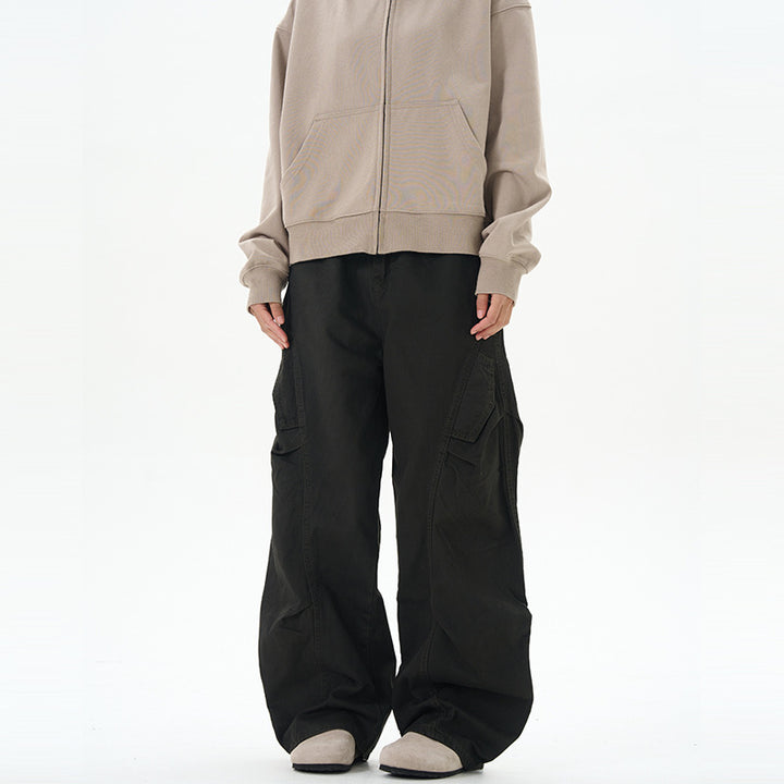 Men's Loose Fit Panel Cargo Baggy Pants in Workwear Style Mune Fashion