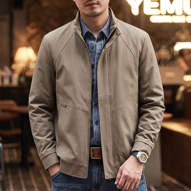Men's Stylish Transition Jacket with Practical Stand-Up Collar Mune Fashion