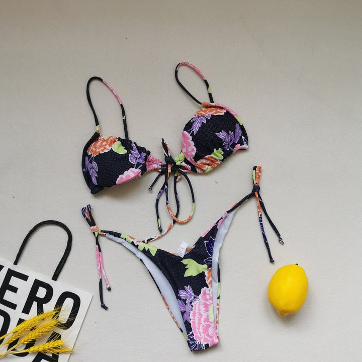 Women's Triangle Bikini with adjustable ties Mune Fashion
