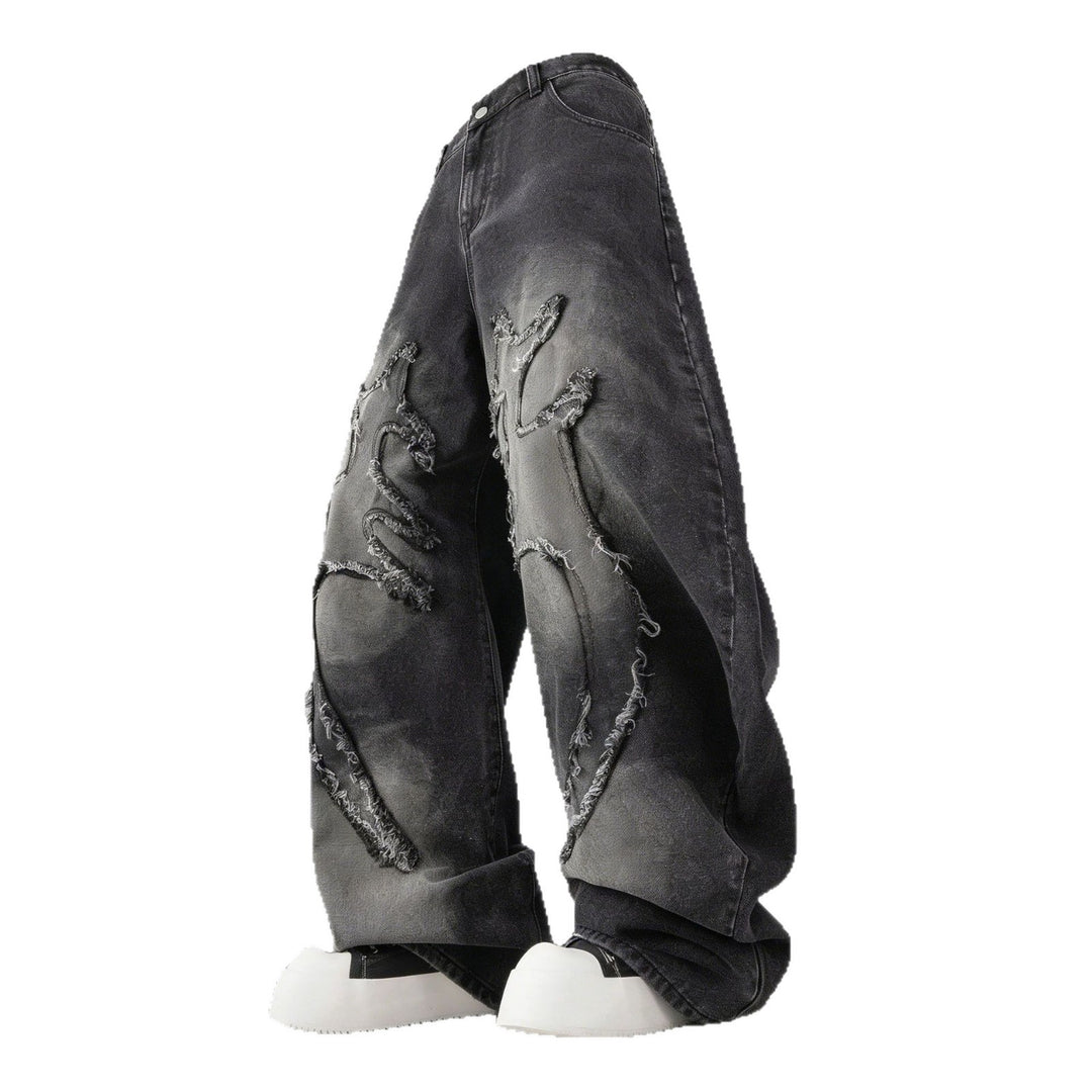 Men's Loose-Fit Destroyed Jeans Mune Fashion