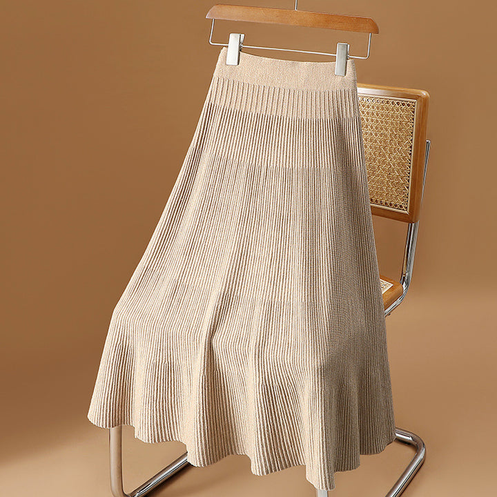 Ladies Elegant and Swinging Pleated Skirt Mune Fashion