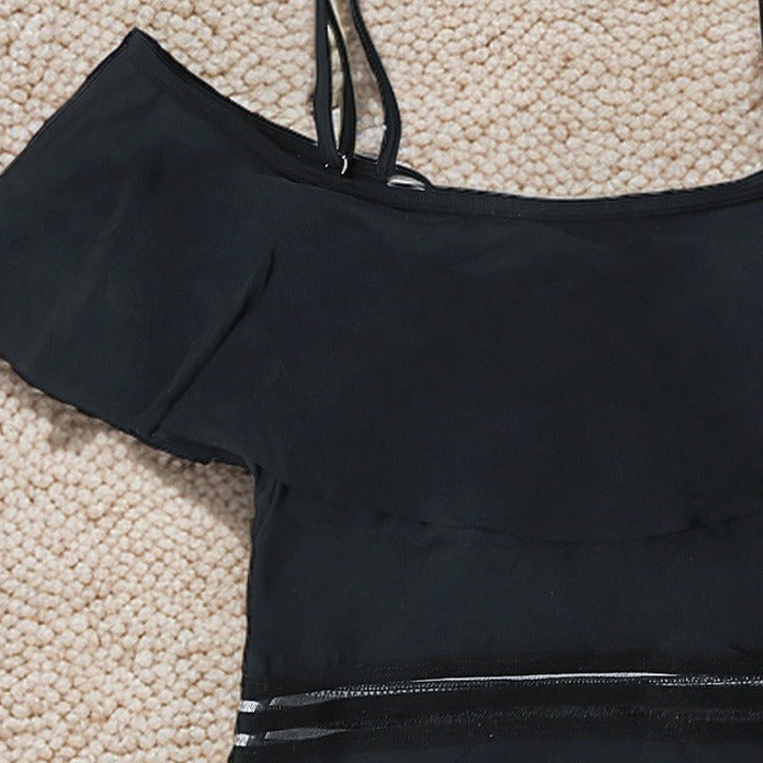 Ladies Off-Shoulder Swimsuit Mune Fashion