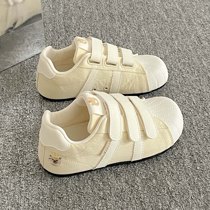 Women's sneakers with Velcro closure and funny animal design Mune Fashion