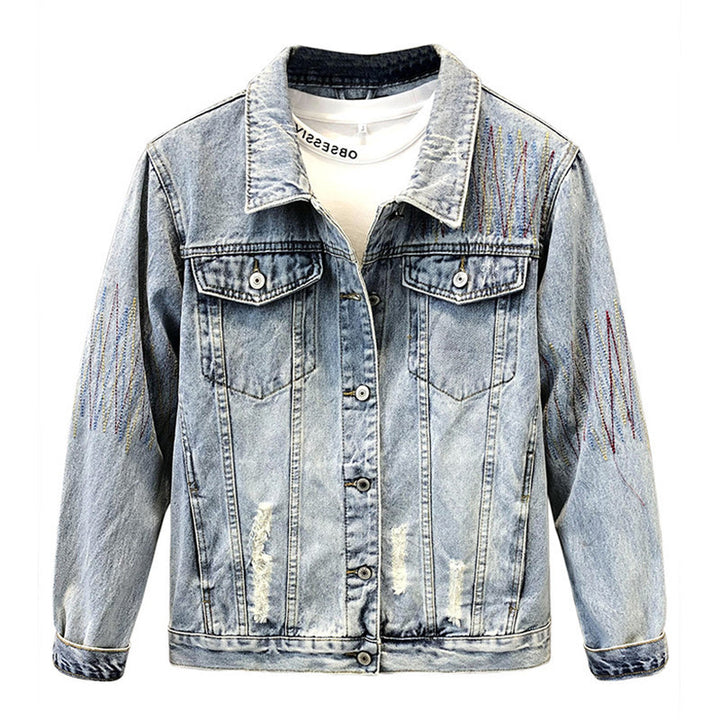 Men's Fashionable Casual Jeans Jacket Mune Fashion