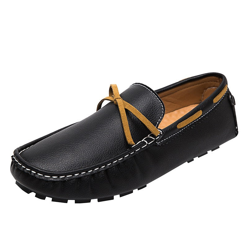 Men's suede moccasins with soft plush lining, decorative tassel, and textured rubber outsole Mune Fashion