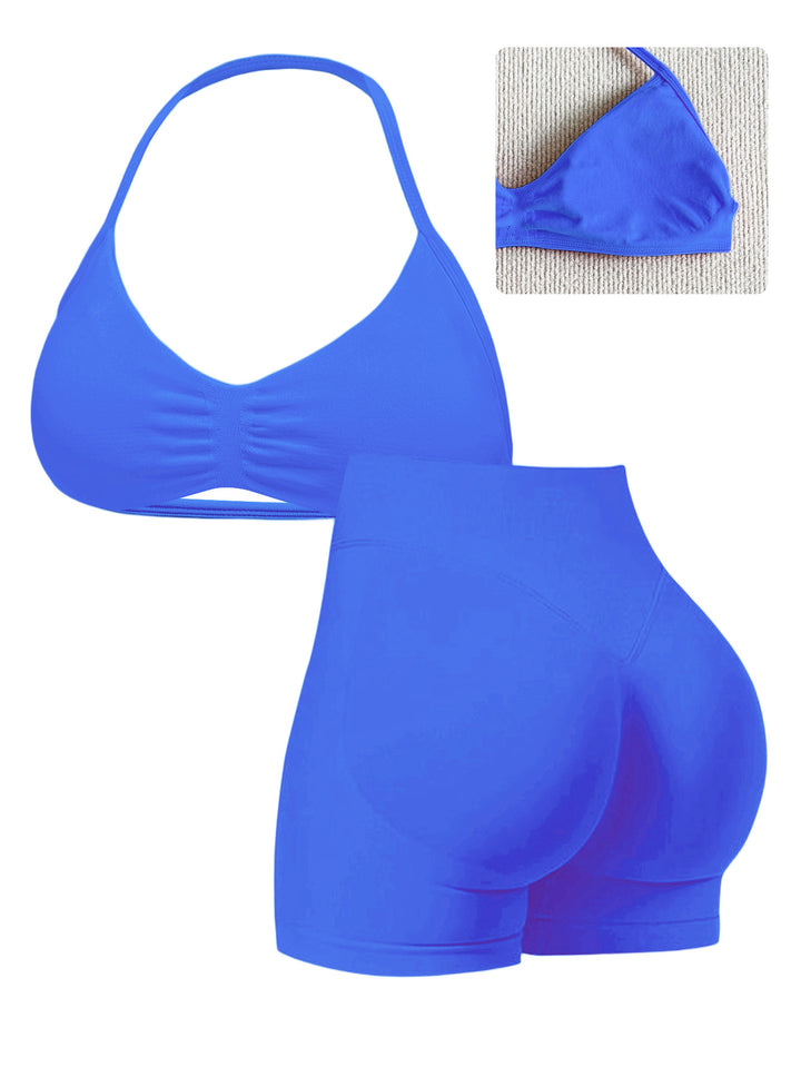 Women's Sporty Bikini with Padded Top and High Waist Mune Fashion