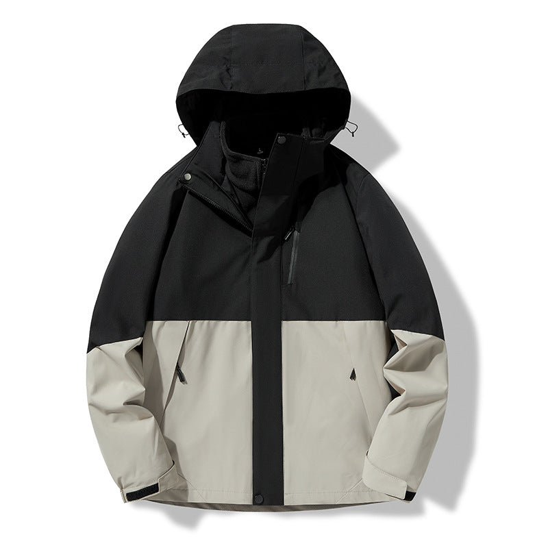 Men's Technical Outdoor Jacket with Adjustable Hood Design Mune Fashion 1787797283