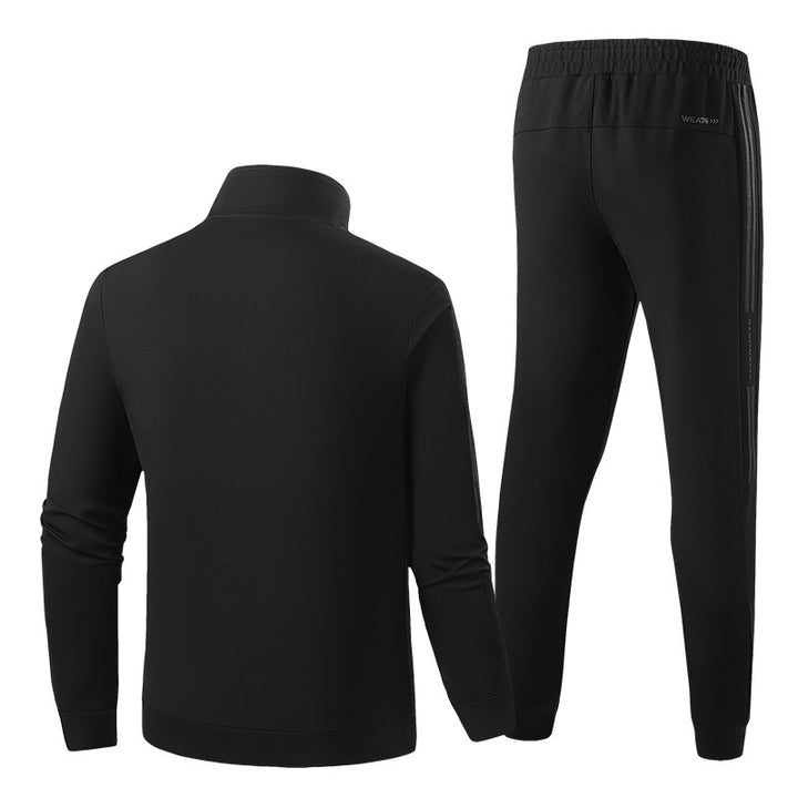 Men's functional training suit set with zip jacket and elastic jogging pants Mune Fashion