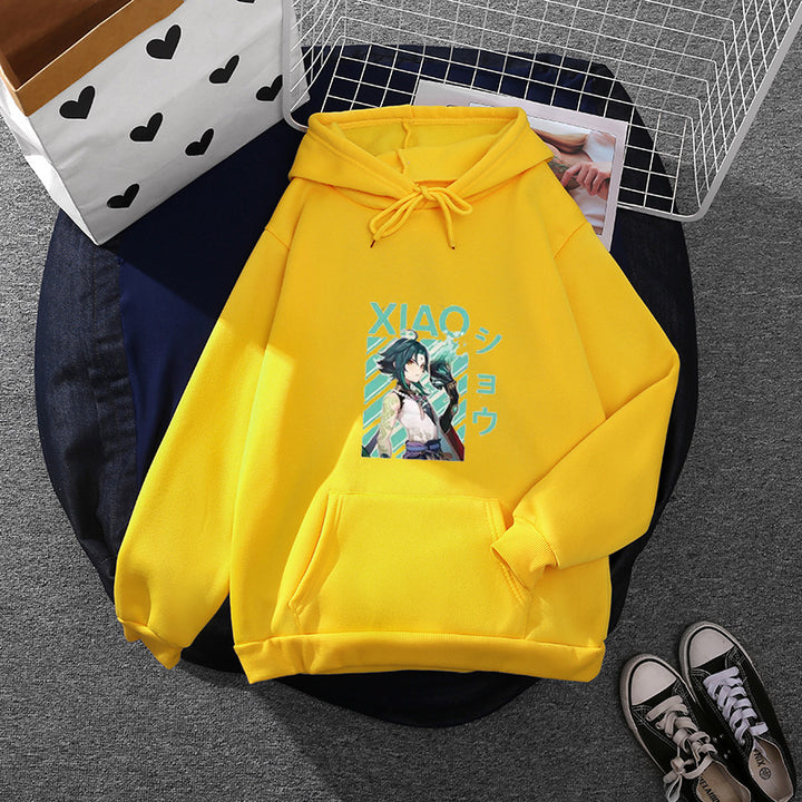 Women’s soft oversized hoodie with kawaii mushroom frog print, kangaroo pocket, and ribbed cuffs Mune Fashion