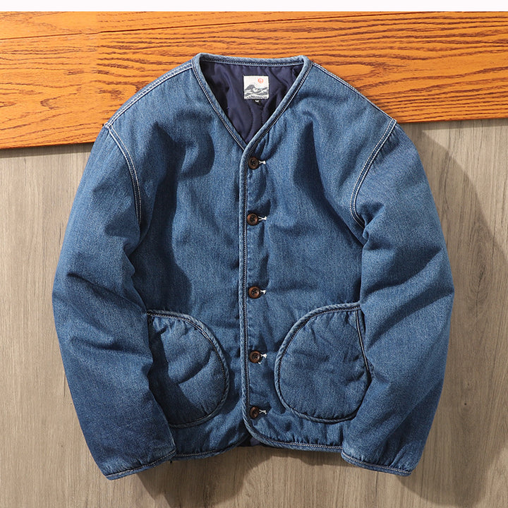 Men's transitional jacket with button closure Mune Fashion