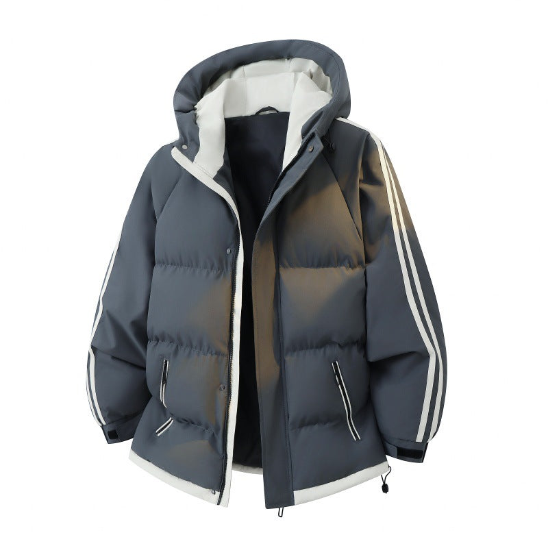 Men Warm Padded Quilted Jacket Mune Fashion