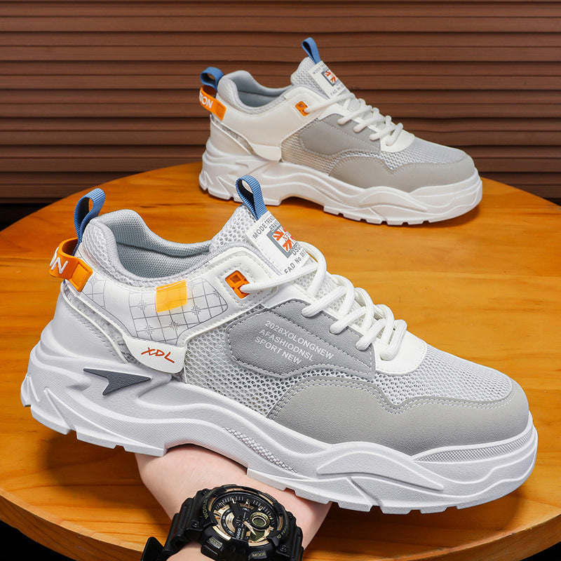 Men's chunky sneakers with breathable mesh, padded platform sole and technical comfort cushioning Mune Fashion