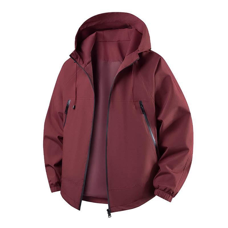 Men's Lightweight Outdoor Jacket with Adjustable Hood Mune Fashion