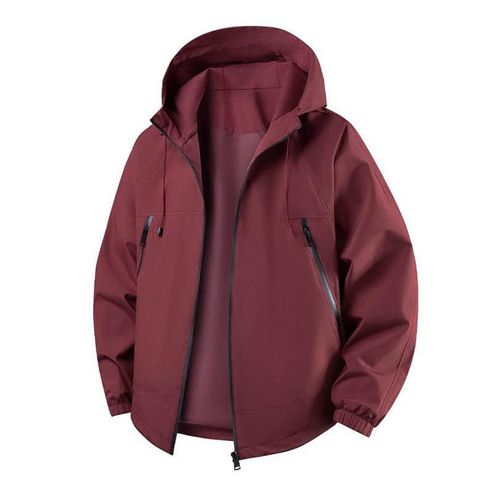 Men's Lightweight Outdoor Jacket with Adjustable Hood Mune Fashion