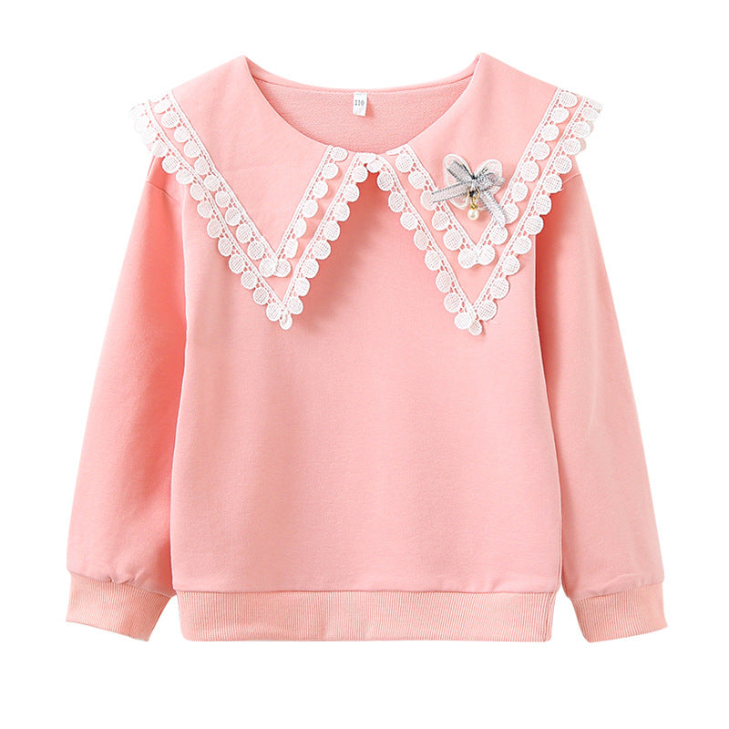 Ladies sweatshirt with wide collar Mune Fashion
