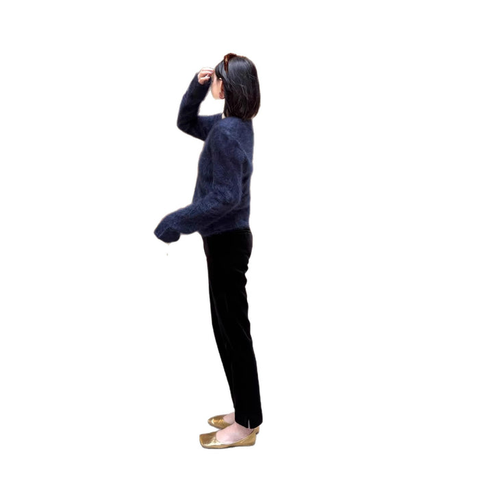 Women Elegant Sweater made of high-quality Mohair Mune Fashion