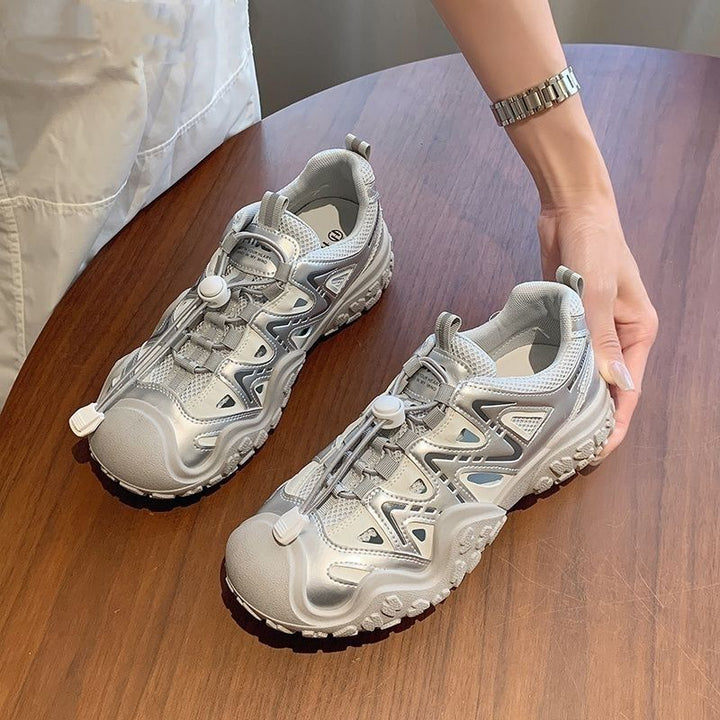 Women's Sporty Sneakers with Breathable Mesh Upper and Non-Slip Sole Mune Fashion