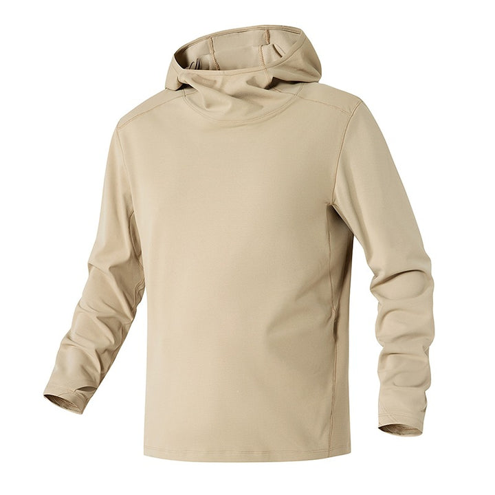 Men's Lightweight Performance Hoodie with Raglan Sleeves & Moisture-Regulating Functional Fiber Mune Fashion