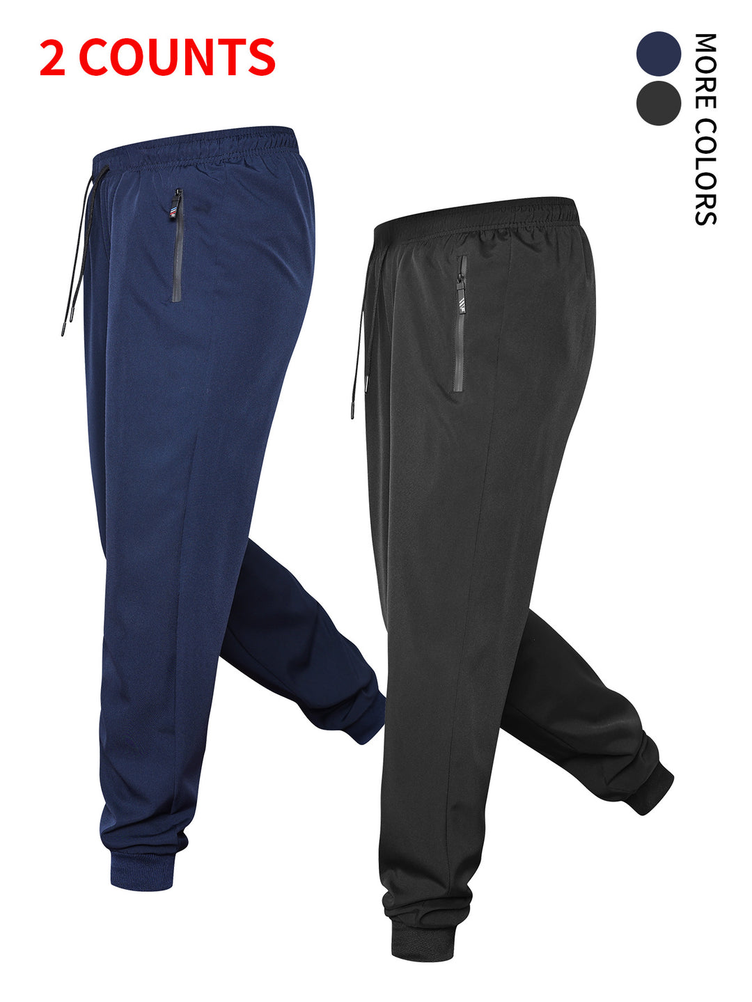 Men's sporty jogging pants with elastic waistband and practical pockets Mune Fashion 1788242867