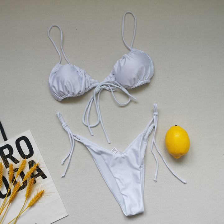 Women's Triangle Bikini with adjustable ties Mune Fashion