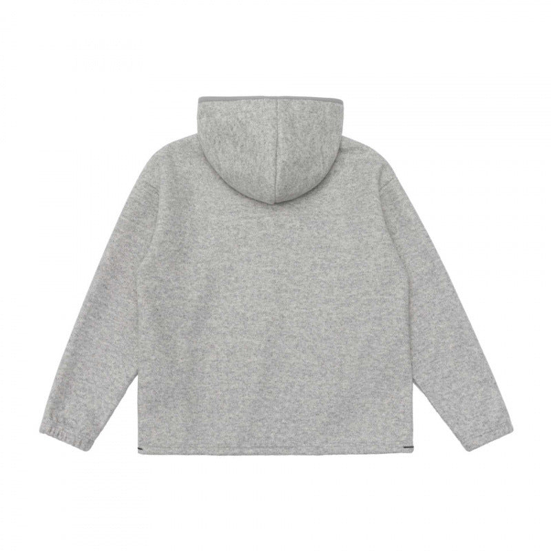 Unisex hoodie with button placket and soft fleece inner lining Mune Fashion