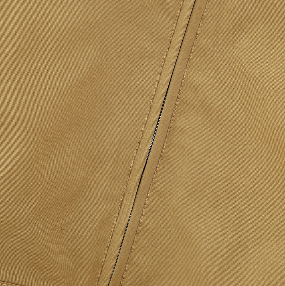 Women's cropped bomber jacket with wide shirt collar and concealed zipper Mune Fashion