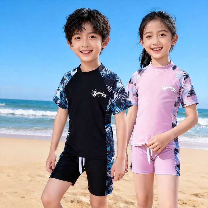 Boys UV Protection Swimsuit Mune Fashion