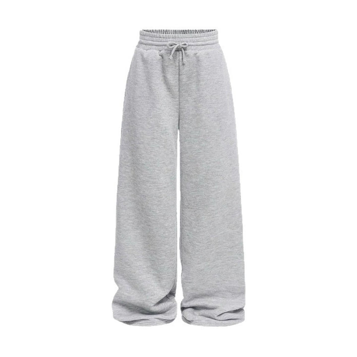 Unisex nan locker falling lounge pants with elastic drawstring waist, side pockets and straight leg Mune Fashion