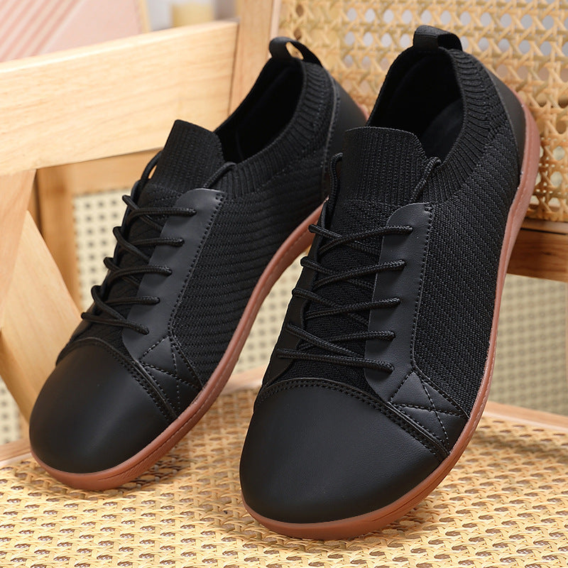 Women's knitted slip-on sneakers with elastic shaft and padded comfort sole Mune Fashion