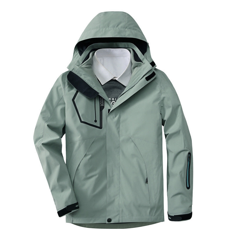 Men's breathable and waterproof softshell outdoor jacket with welded seams and multifunctional pockets Mune Fashion