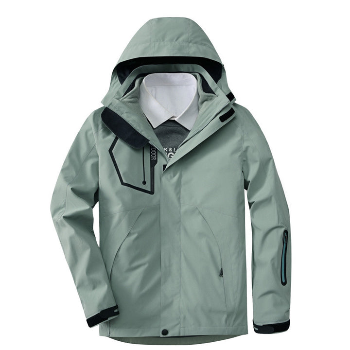 Men's breathable and waterproof softshell outdoor jacket with welded seams and multifunctional pockets Mune Fashion
