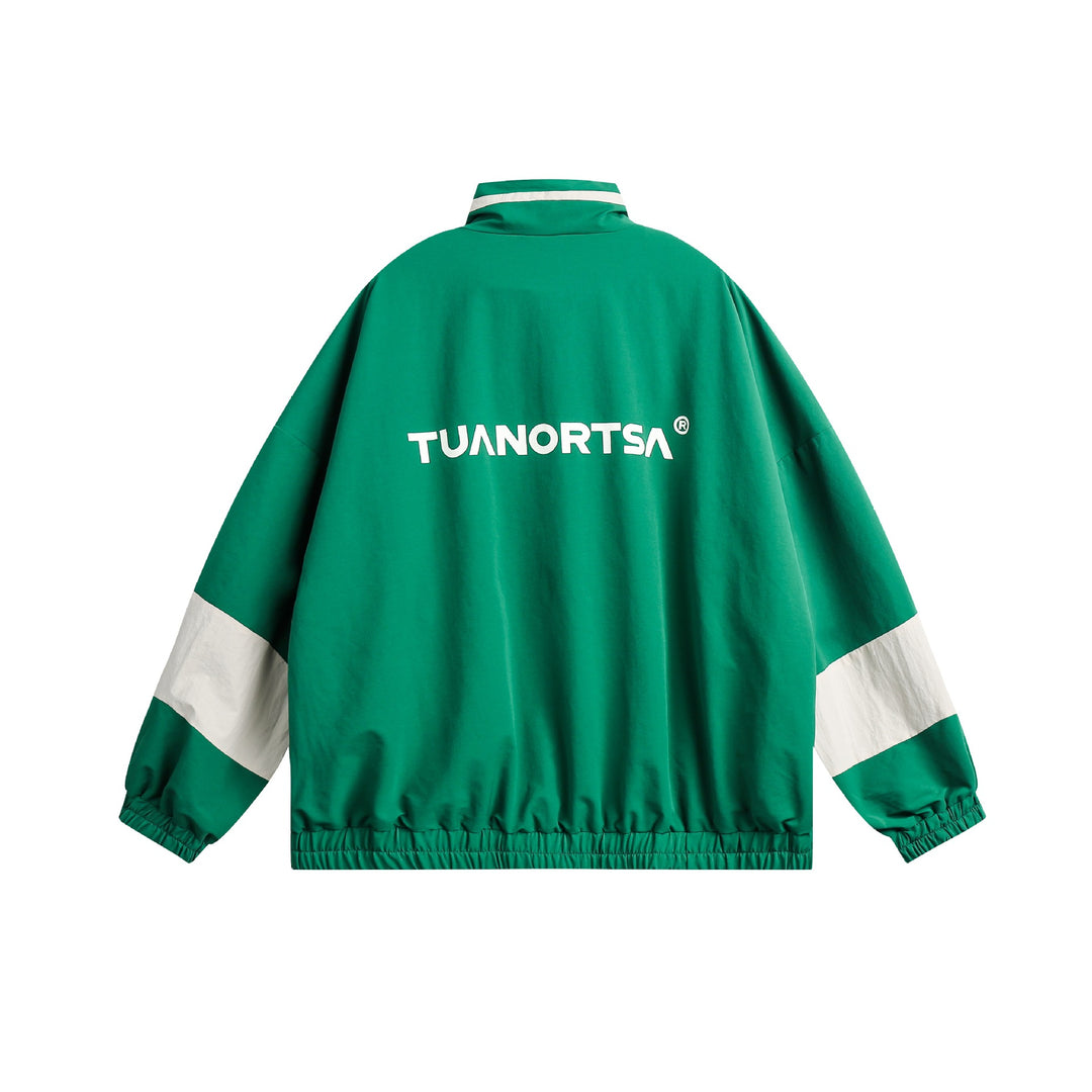 Unisex Boxy-Colorblock-Training Jacket with high stand-up collar Mune Fashion