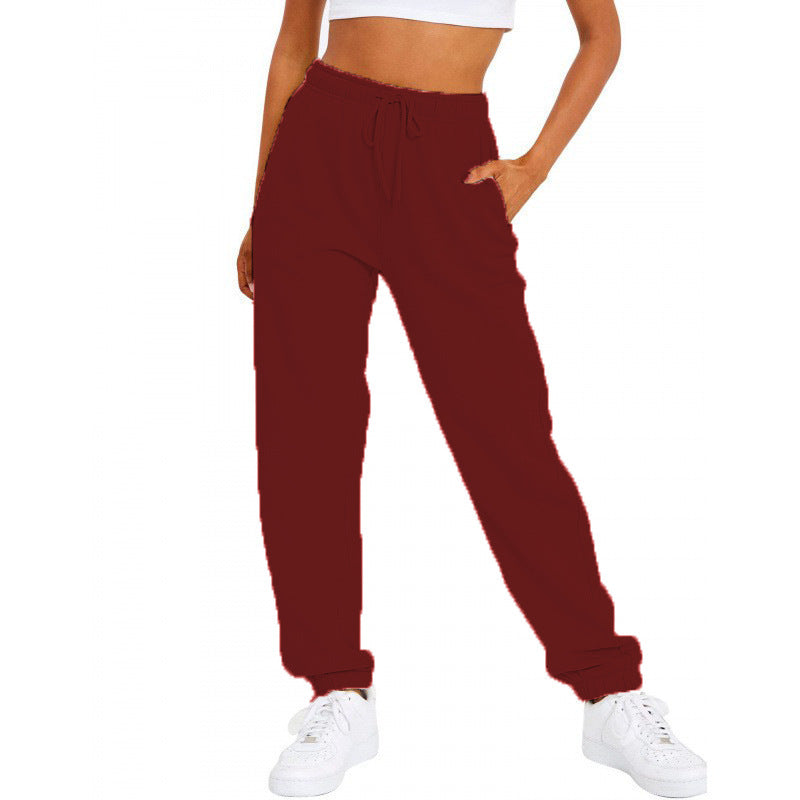 Women's casual joggers with high comfort waistband, adjustable drawstring, and deep side pockets Mune Fashion