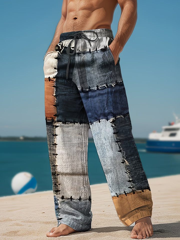 Men's Trendy Casual Pants with Unique Graphic Design Mune Fashion