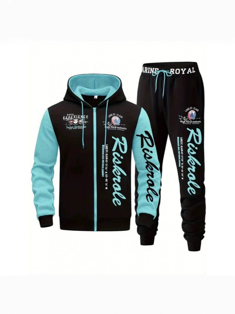 Men's Sporty Hoodie and Jogging Pants Set Mune Fashion