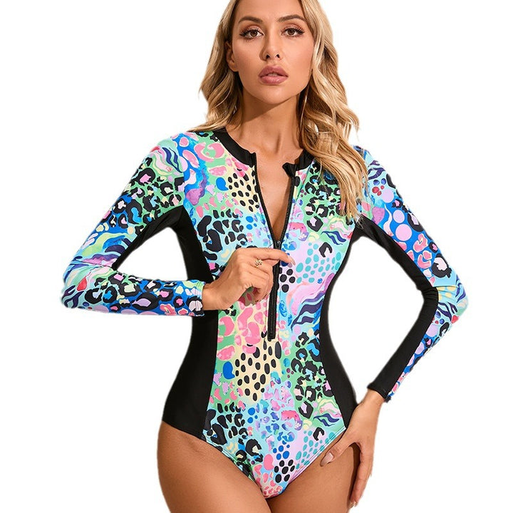 Women's Long Sleeve Surf Suit with Dynamic Design Mune Fashion