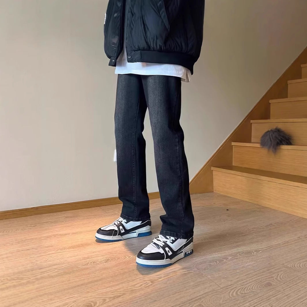 Men's Fashion Wide Cut Jeans Mune Fashion
