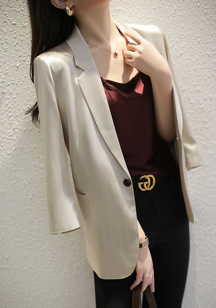 Women Elegant and Versatile Blazer Jacket Drune