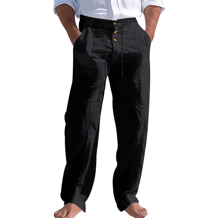 Men's casual pants with high waist and comfortable pockets Mune Fashion