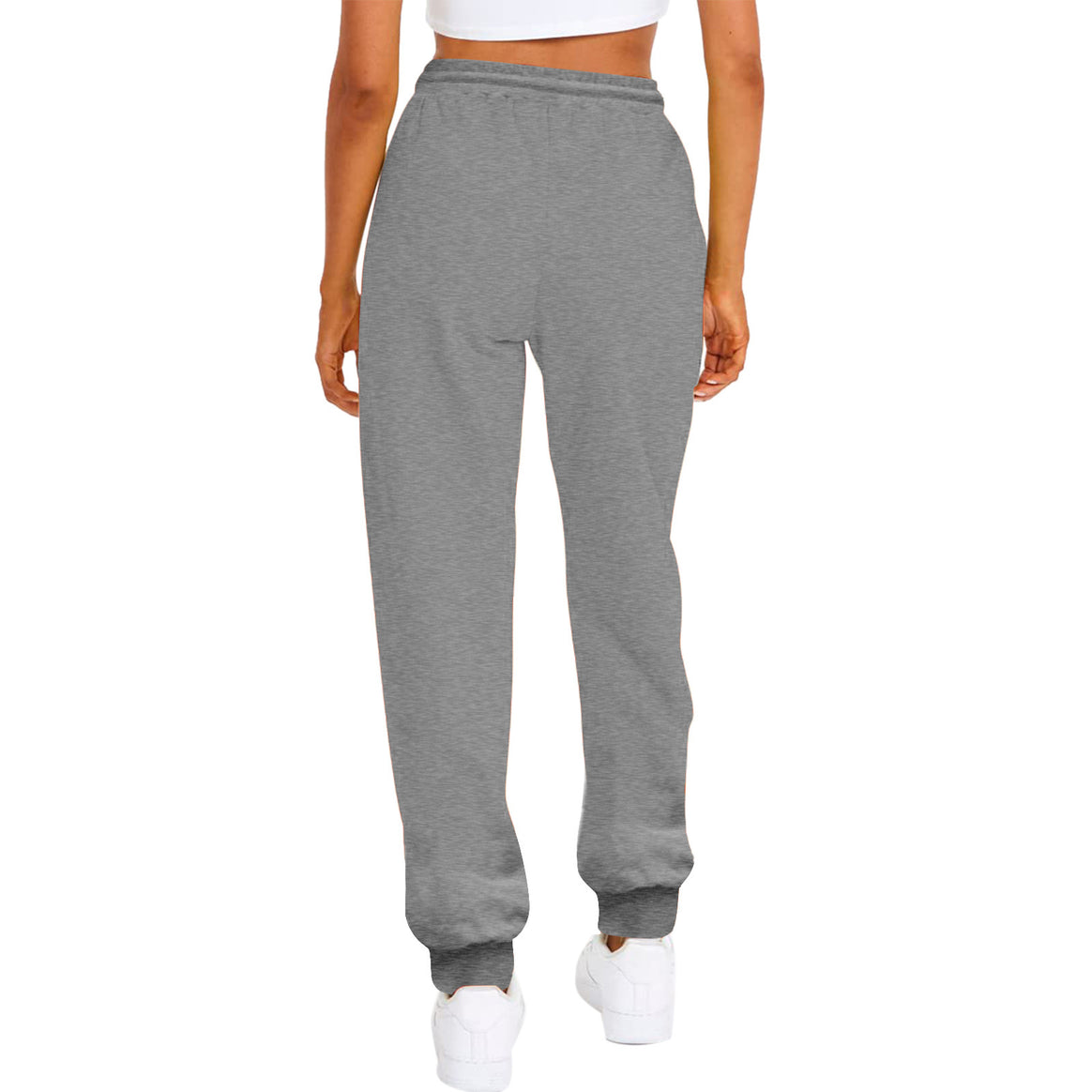 Women's comfortable jogging pants with drawstring, side pockets, and ribbed ankle cuffs Mune Fashion