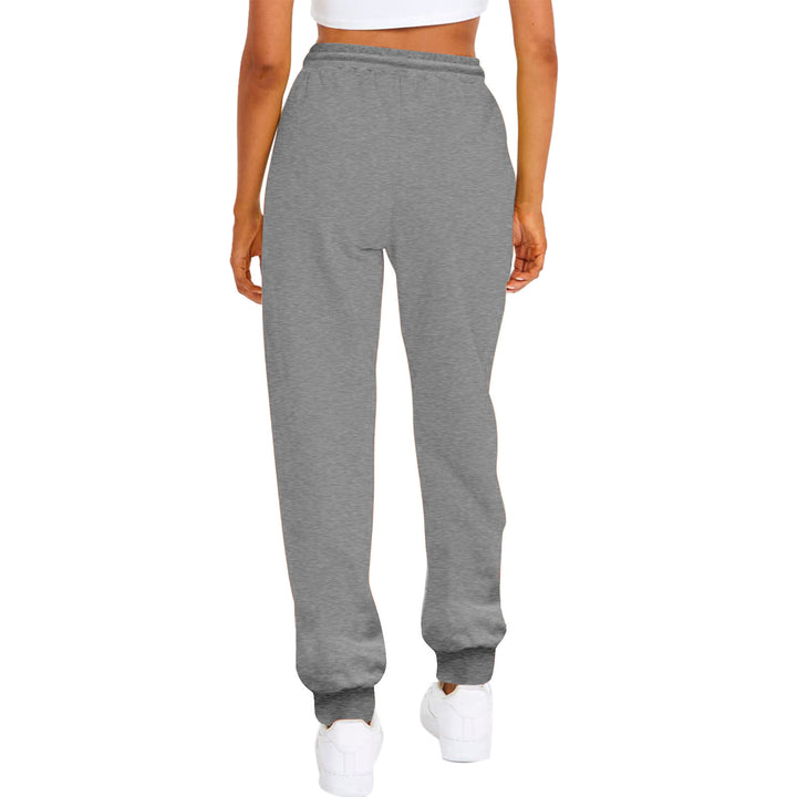 Women's comfortable jogging pants with drawstring, side pockets, and ribbed ankle cuffs Mune Fashion