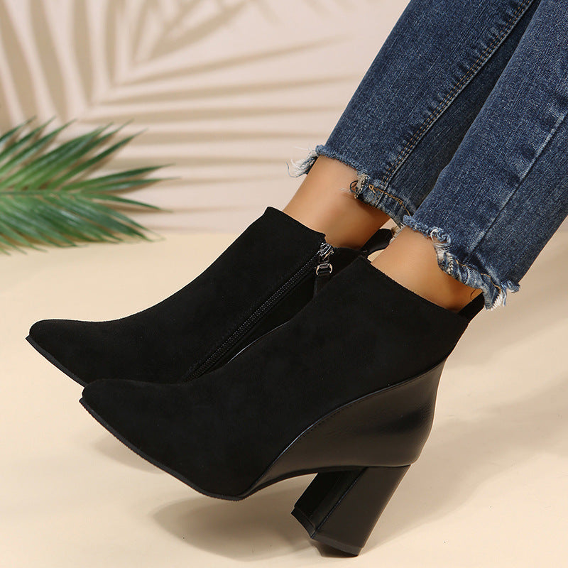 Women's Fashionable and Elegant Ankle Boots Mune Fashion