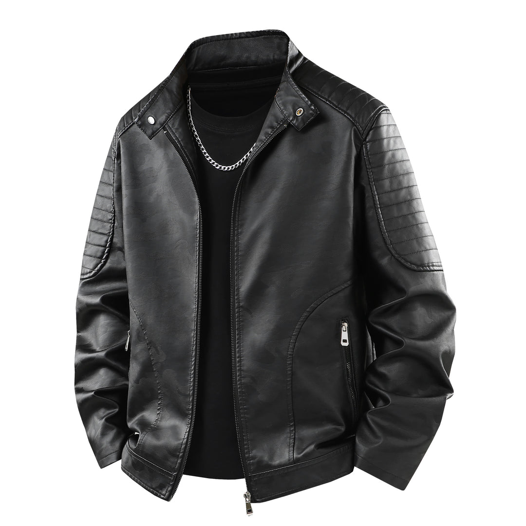 Men's Leather Jacket Mune Fashion