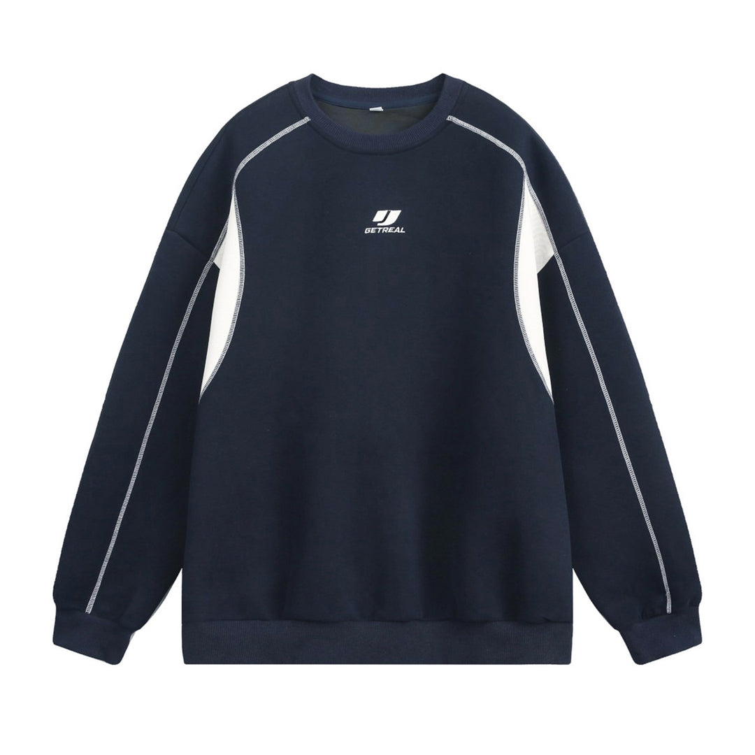 Unisex Oversize Sweatshirt with contrast inserts and flat seam details Mune Fashion