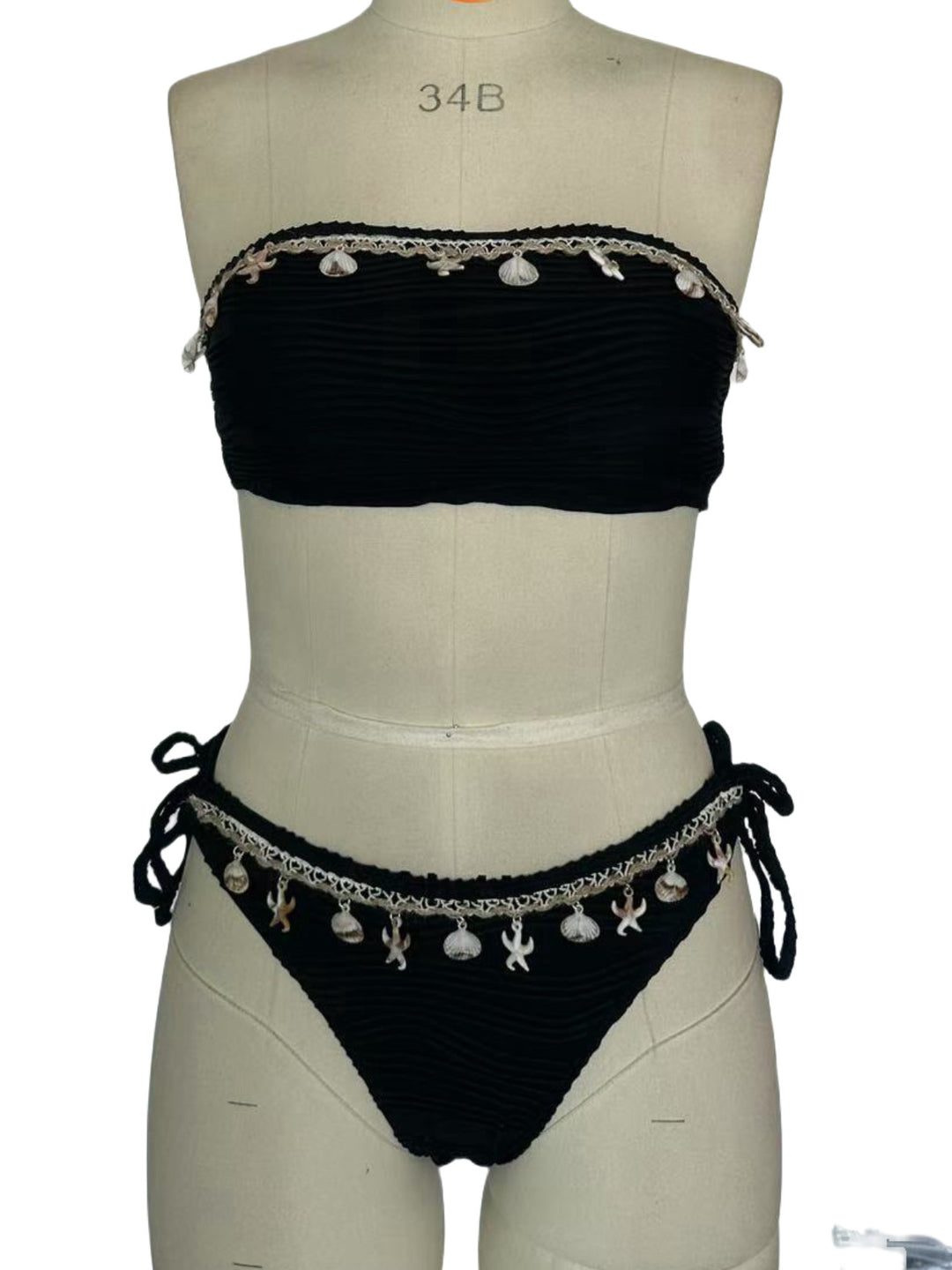 Women's bandeau bikini with shell pattern Mune Fashion