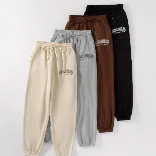 Ladies high-waisted lounge pants with elastic waistband and side pockets Mune Fashion
