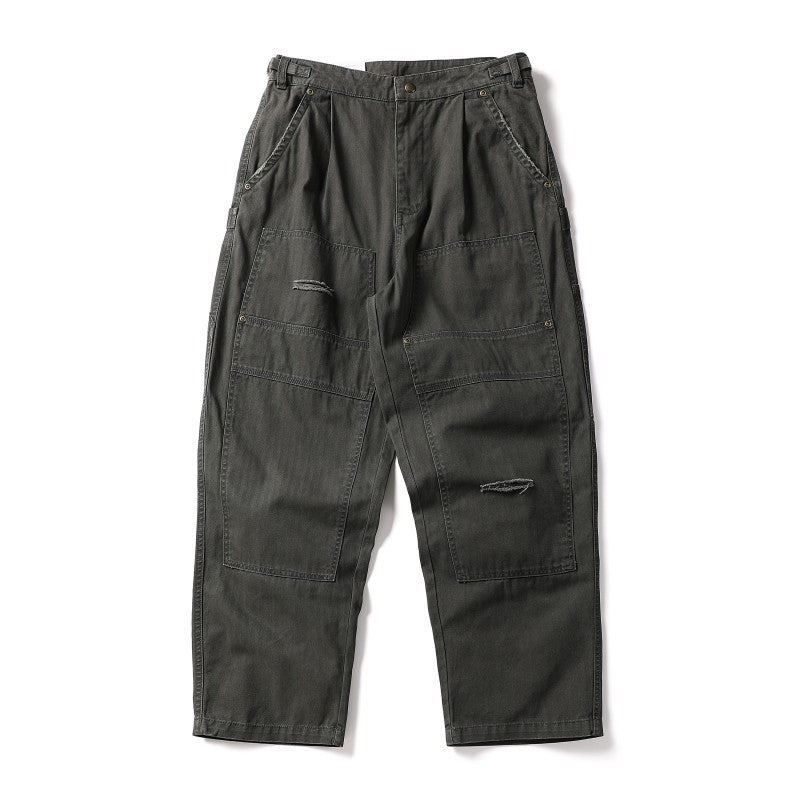 Men's Utility Cargo Pants in Baggy Workwear Style Mune Fashion