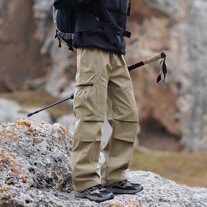 Men's Robust Water-Repellent Trekking Pants with Cargo Pockets Mune Fashion