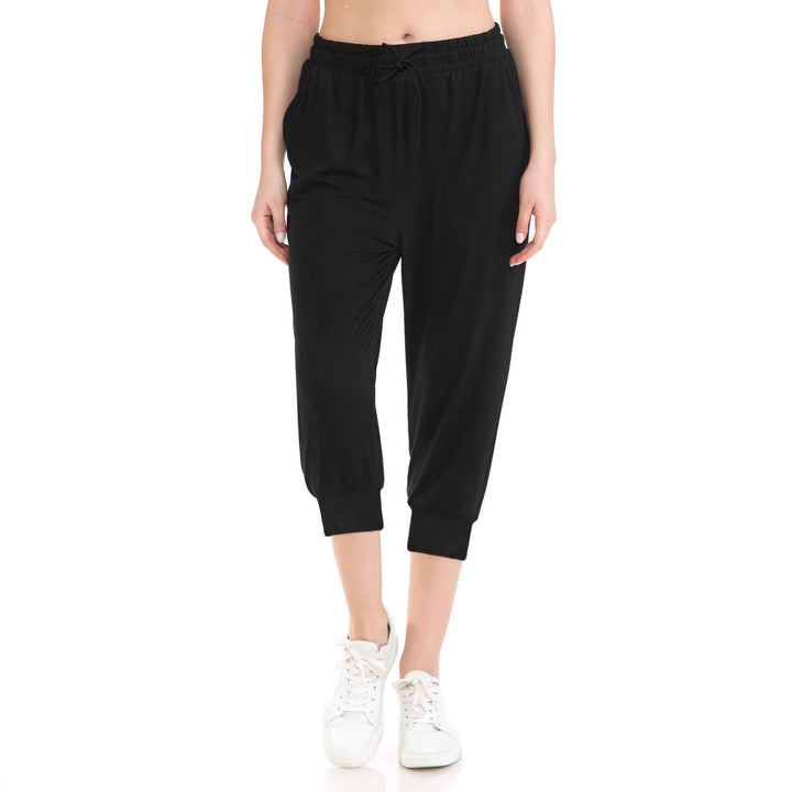Women's Breathable Ankle Jogger Pants with Drawstring and Pockets Mune Fashion