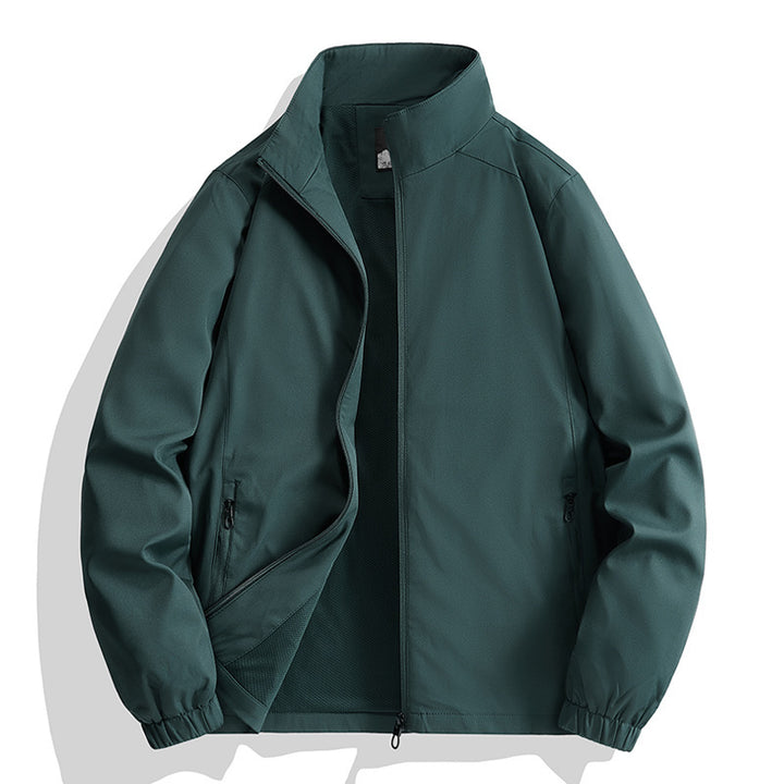 Men's Lightweight Sports Jacket with High Collar Mune Fashion 1787797825